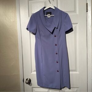 Vintage periwinkle collar dress